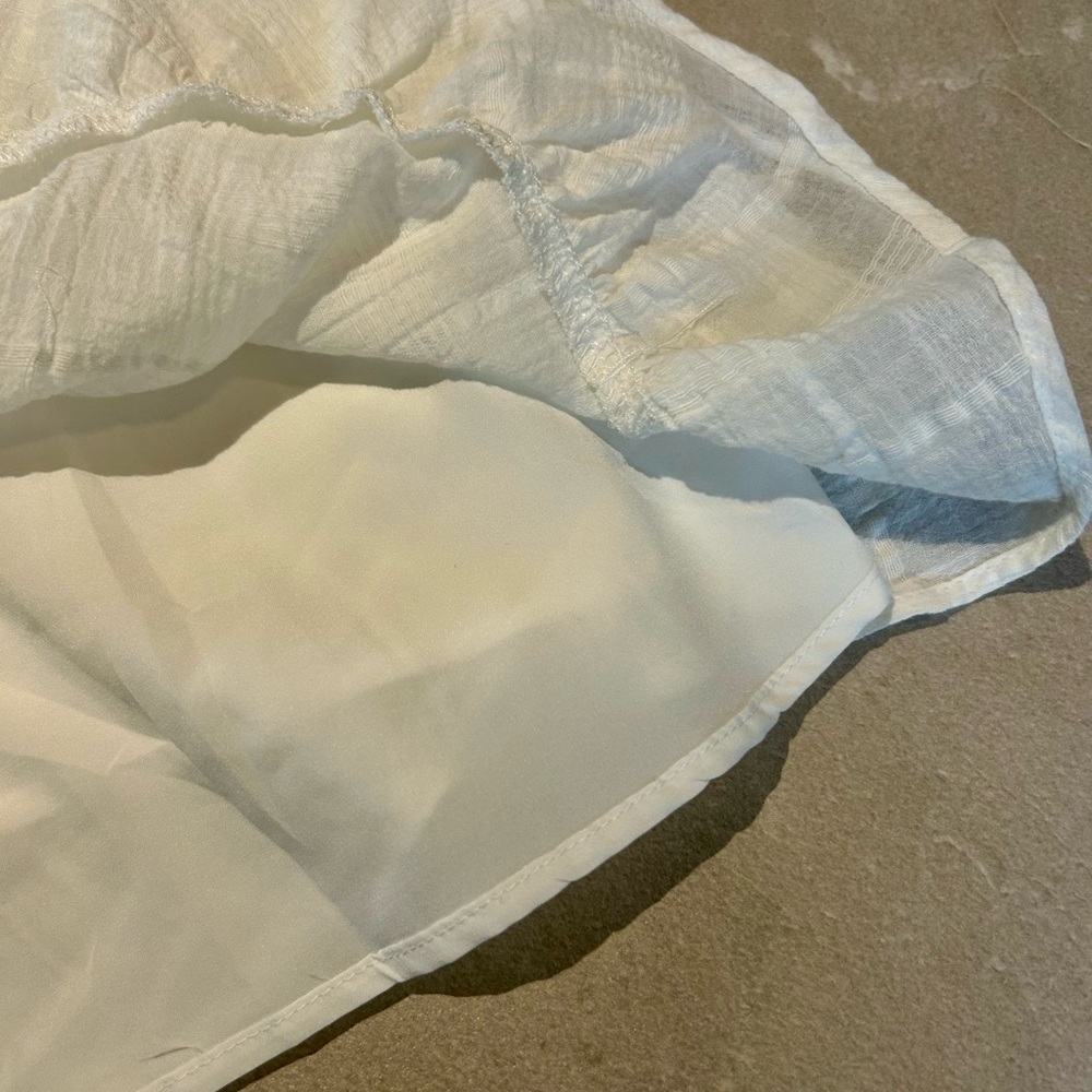 Vintage Y2K Forever 21 White Babydoll Dress - Picture 8 of 8